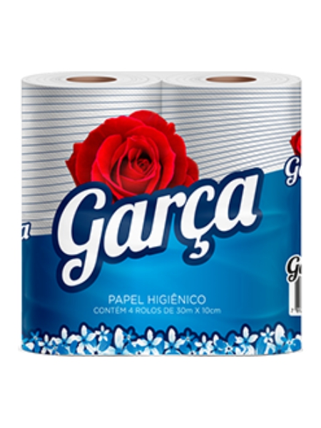 Papel Higiênico GARÇA c/4 30M